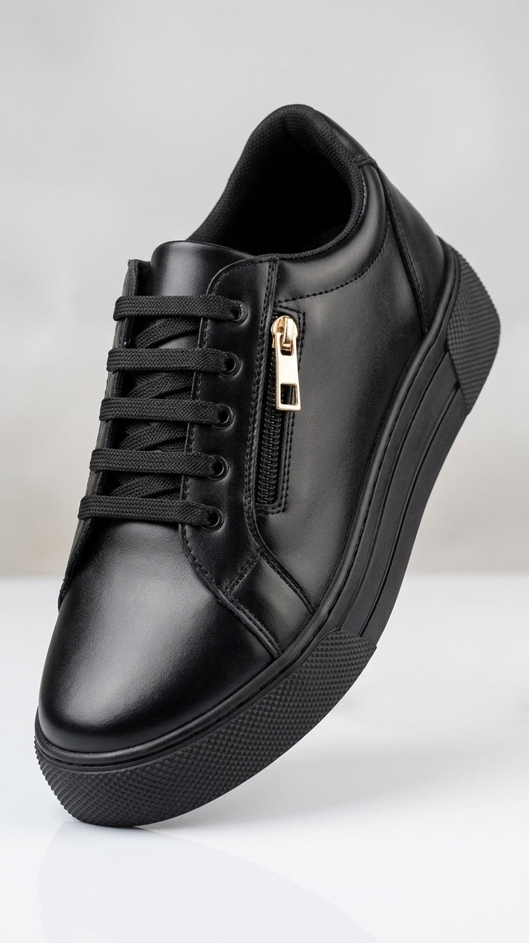 Blacksa zip sneaker