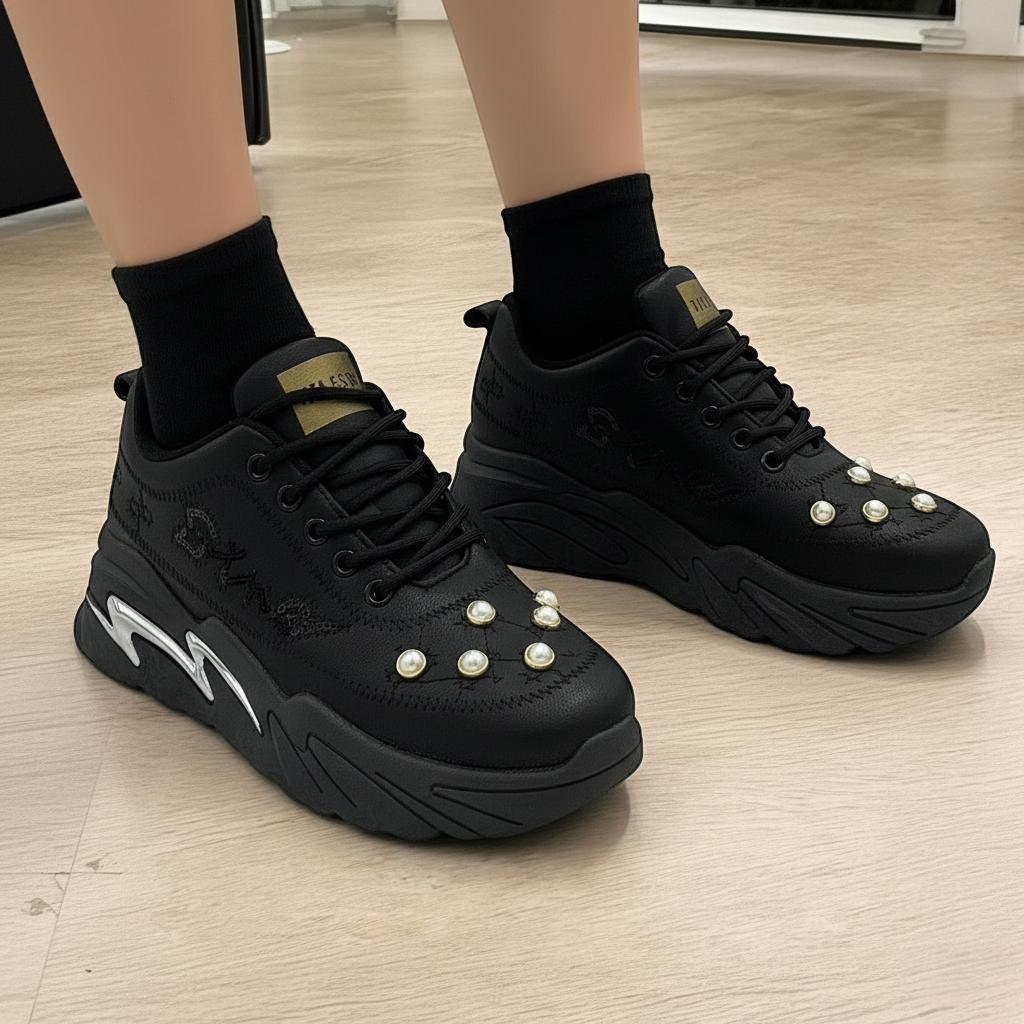 Clearance SALE  YY5591 pearl shoes-R28-1