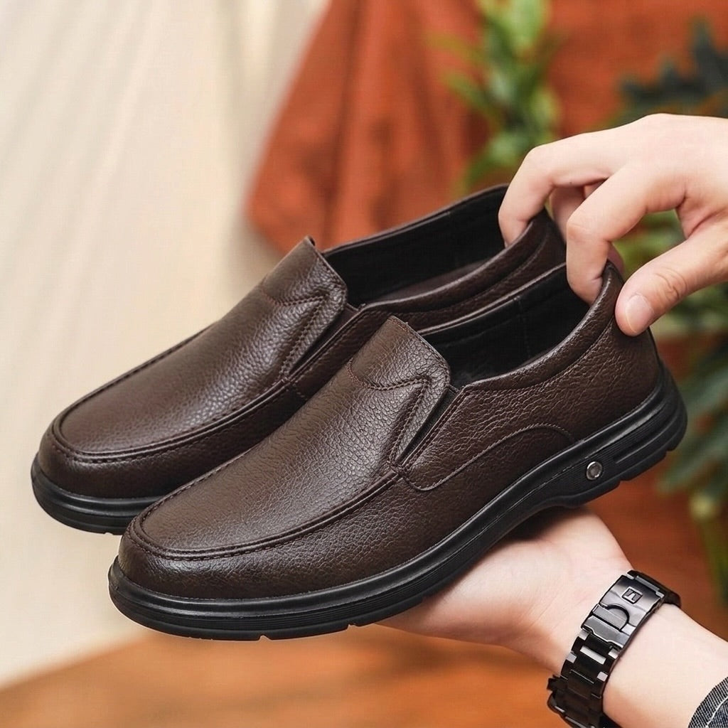Leather shoes for men