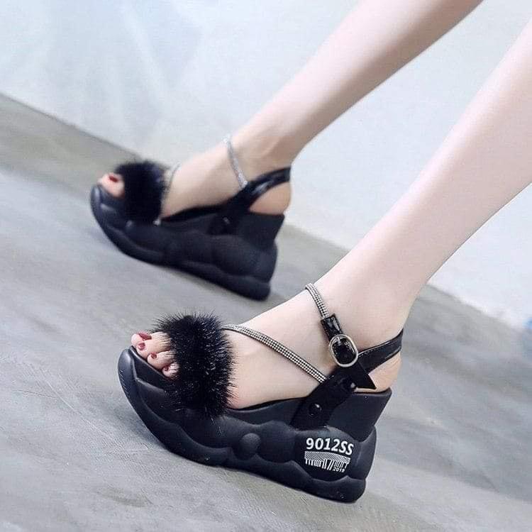 Fur fairy sandal-R19-1