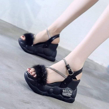 Fur fairy sandal-R19-1