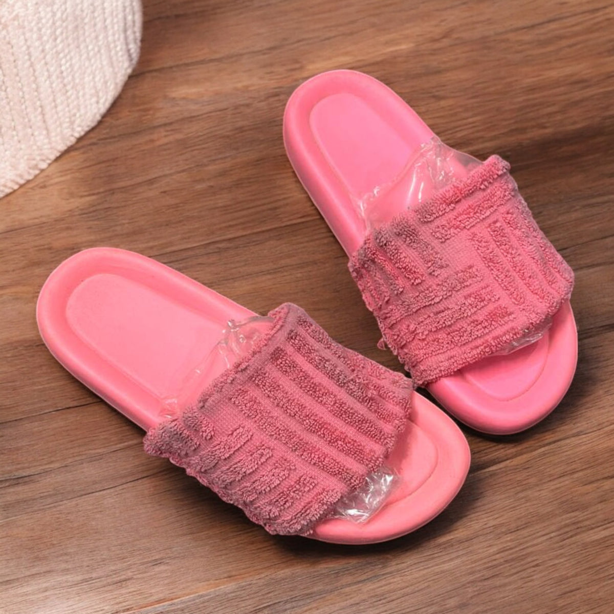 Pink slipper