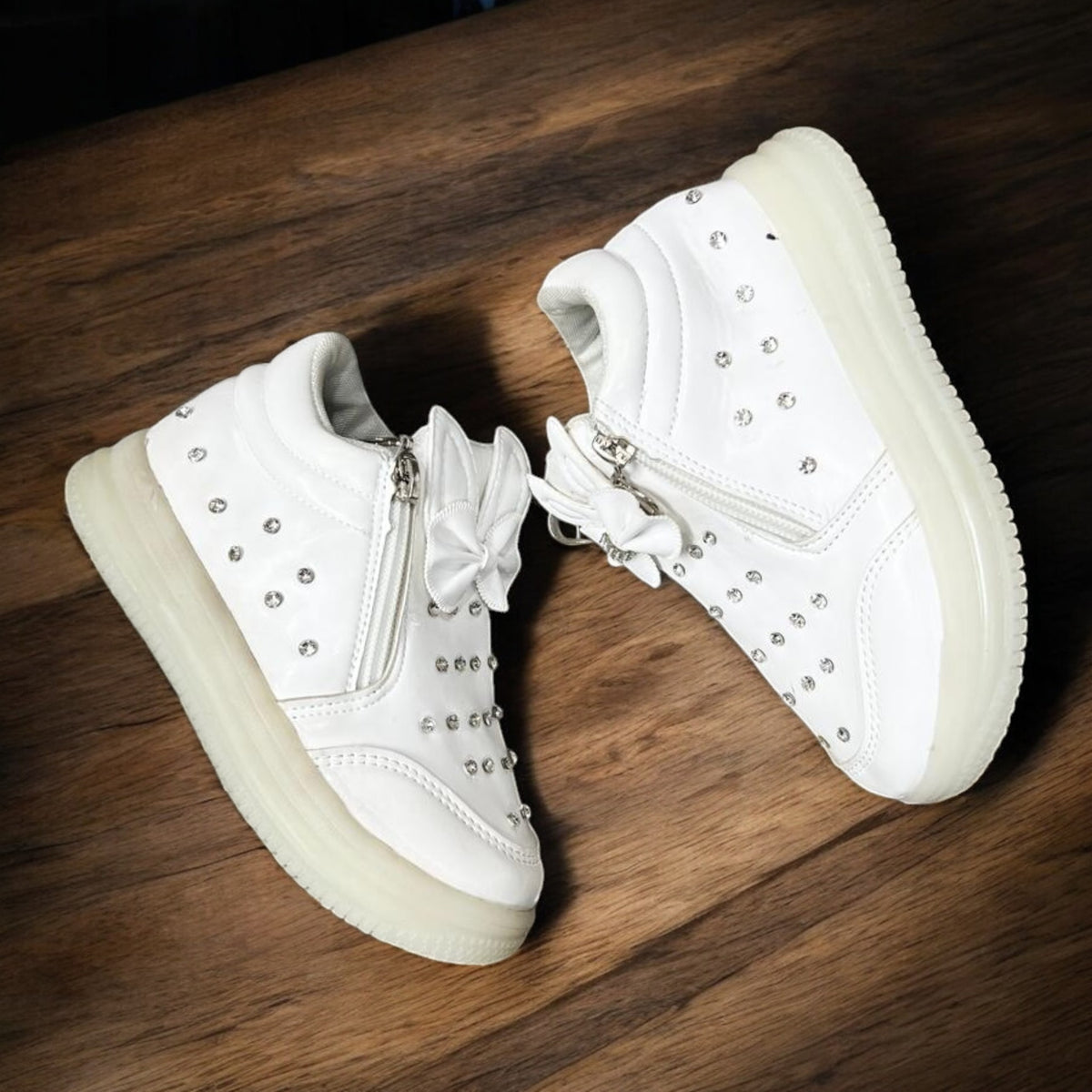 Kids white shoes