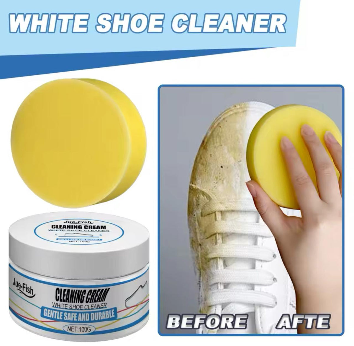 White shoe cleaner