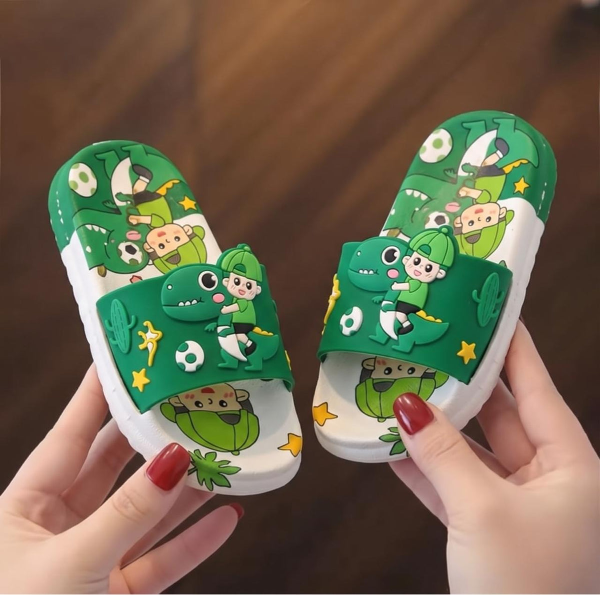 Dino kids slipper
