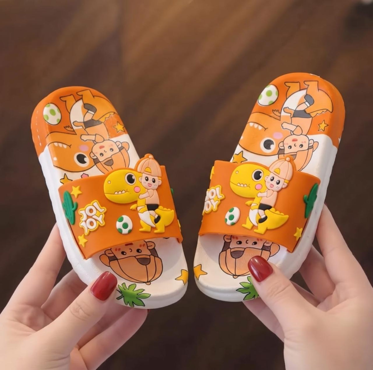 Dino kids slipper