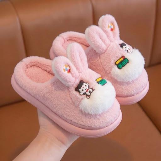 Bunny kids fur shoes
