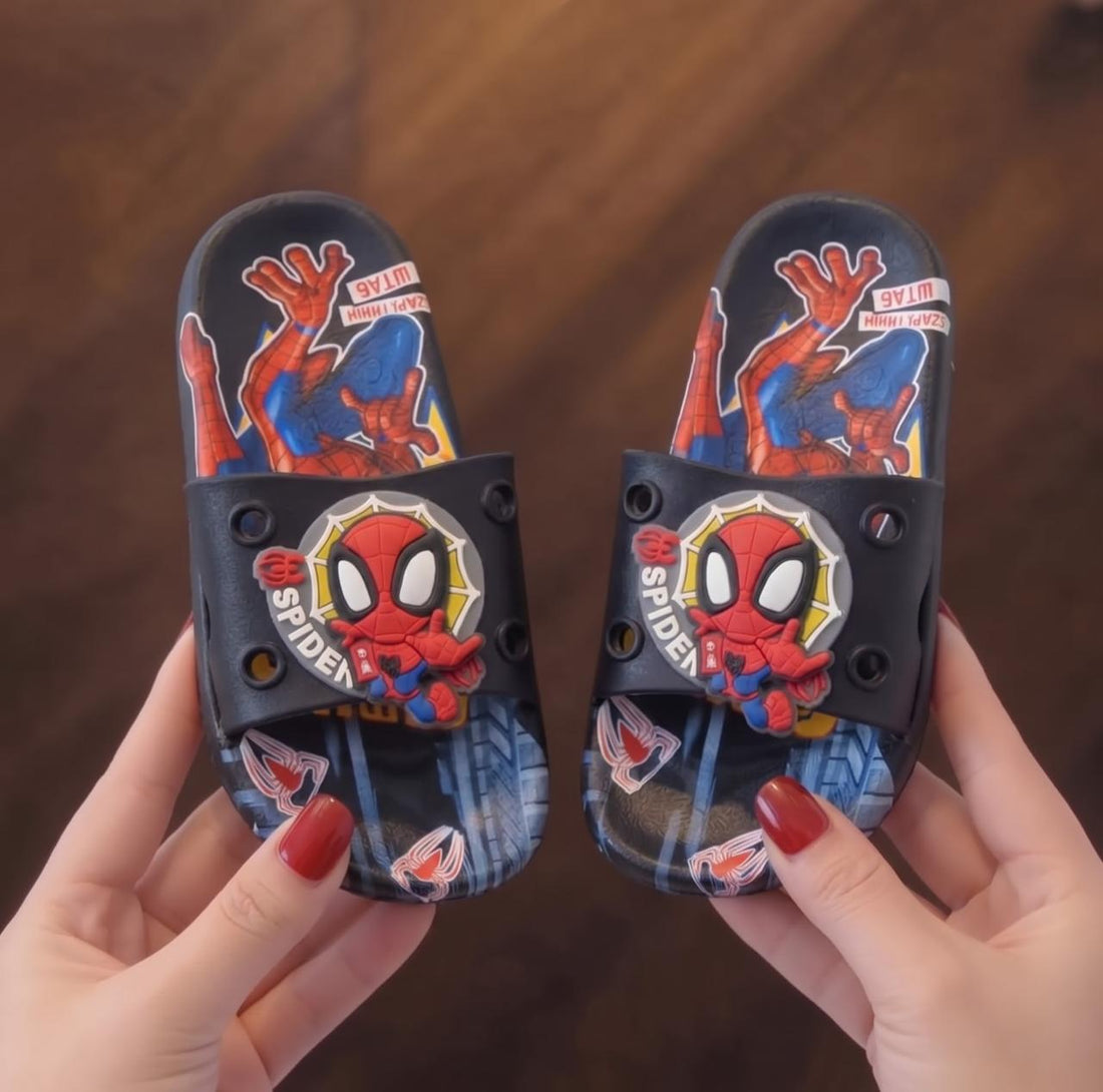 Kids spider slipper