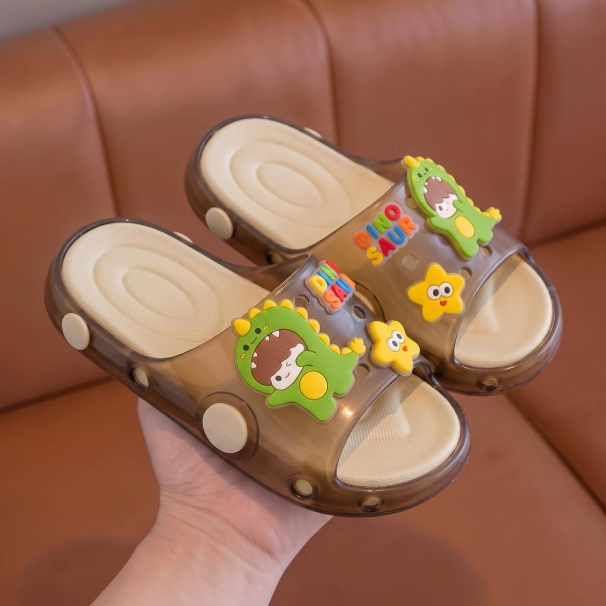 Dino kids slipper