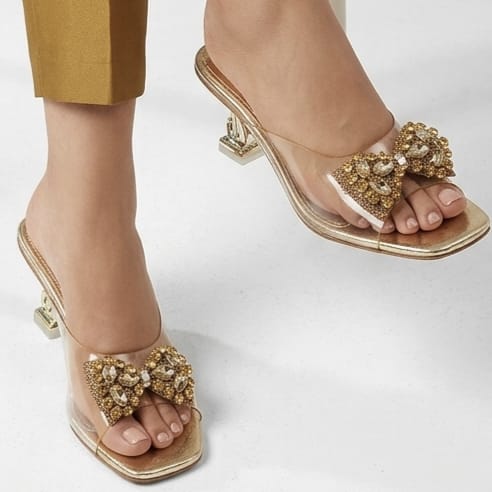 Transparent heel