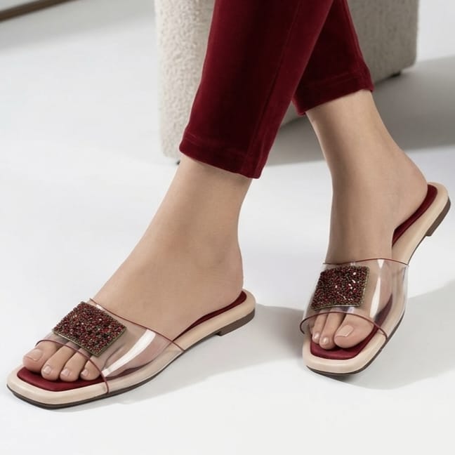 Transparent slipper