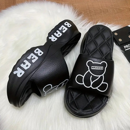 Clearness sale Bear comfy slipper