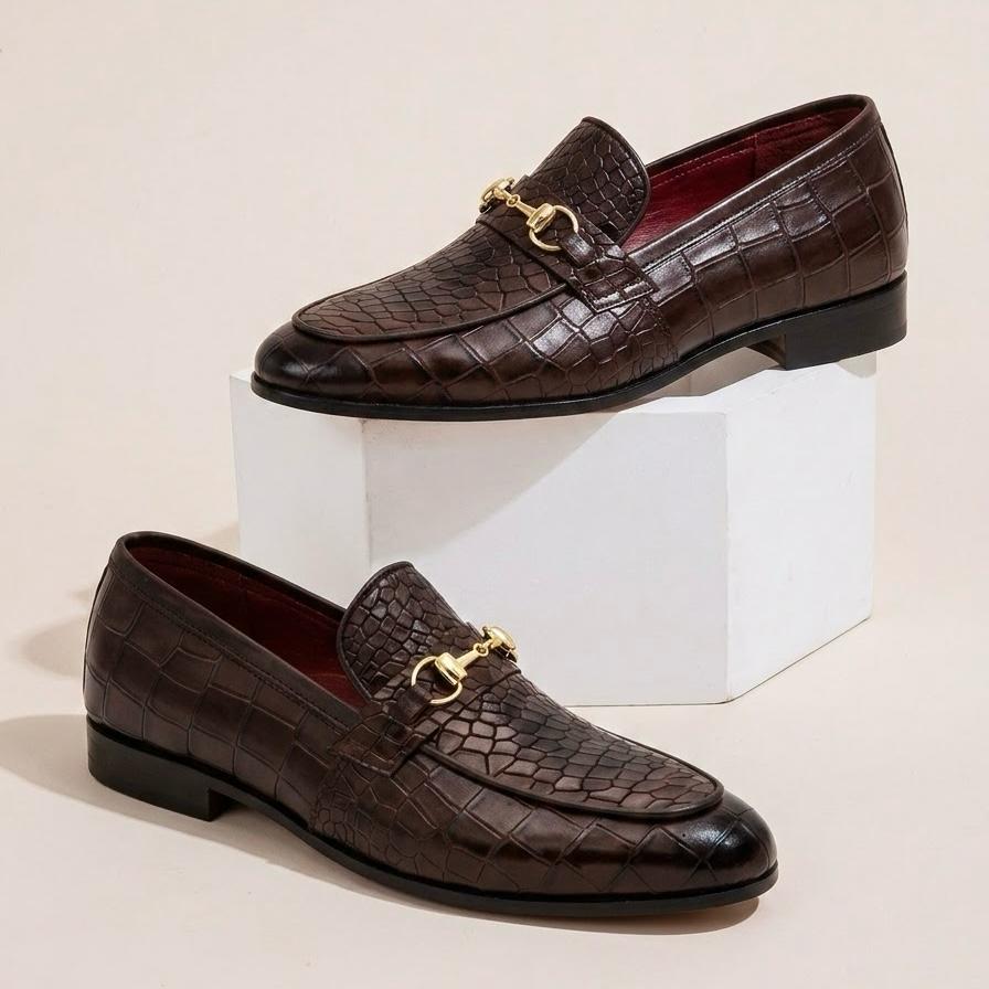 Croco men leather