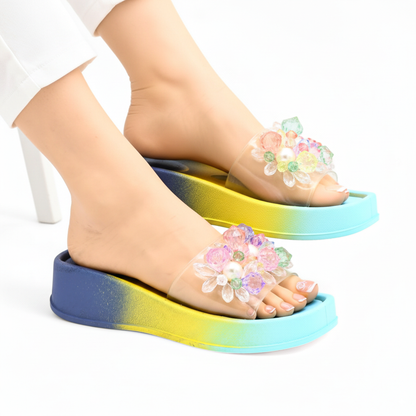 M0858 beads slipper