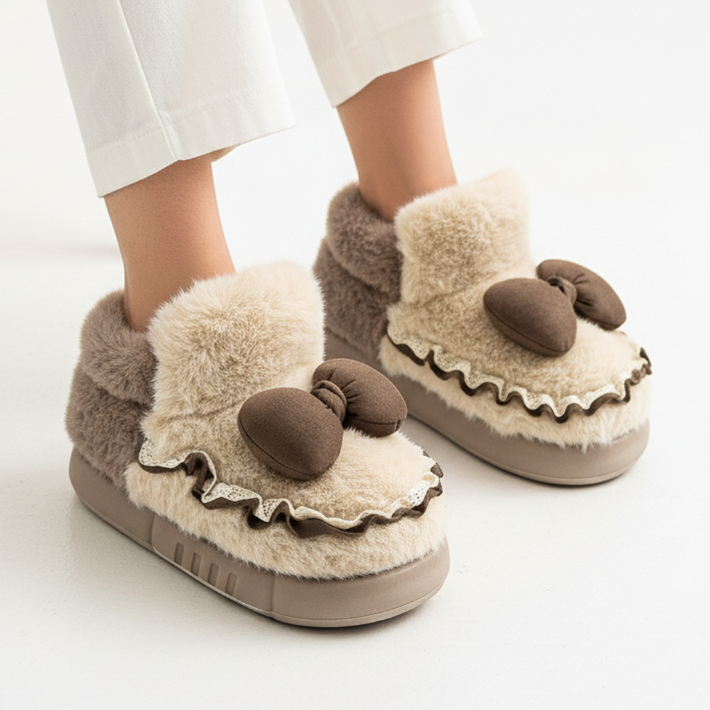 Kids bow fur