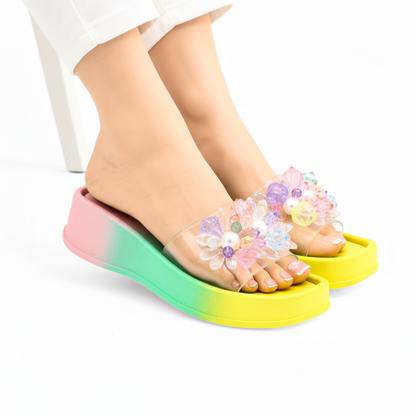 M0858 beads slipper